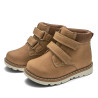 Botins Chicco Fabel ocre amb doble velcro, coll encoixinat i sola flexible