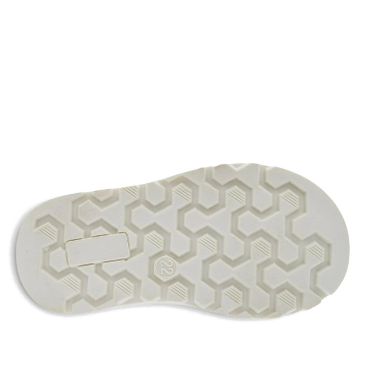 Botines Chicco Fabel ocre con doble velcro, cuello acolchado y suela flexibl - Querol online