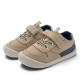 Zapatillas Chicco barefoot beige taupe con velcro, cordones elásticos y sue - Querol online