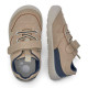 Sabatilles Chicco barefoot beix taupe amb velcro, cordons elàstics i sola f - Querol online