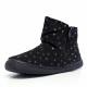 Botines Vulladi negros con estampado de estrellas y cierre de velcro - Querol online