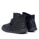 Botins Vulladi negres amb estampat d'estrelles i tancament de velcro - Querol online