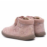 Botins Vulladi roses amb cors brillants, cordons elàstics i velcro