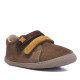 Sabates Vulladi marrons d'aspecte serratge amb doble velcro i puntera reforçada - Querol online