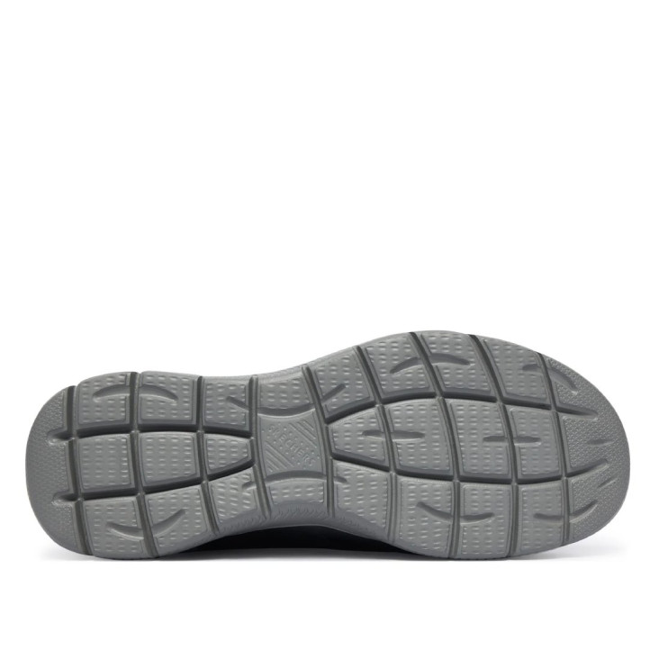 Botines Skechers Summits-Siegul negros tipo botín con cordones elásticos y suela f - Querol online