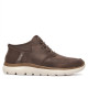 Botines Skechers Summits-Siegul marrones tipo botín con cordones elásticos y suela - Querol online