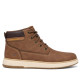 Botines Skechers Fit Garlan-Deno marrones impermeables con cordones y plantilla Me - Querol online