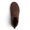 Botins Skechers marrons d'efecte camussa amb elàstics laterals i sola lleugera