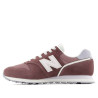 Zapatillas New Balance 373 de mujer burdeos de ante y malla con detalles blancos
