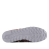 Sabatilles New Balance 373 de dona bordeus de camussa i malla amb detalls blancs