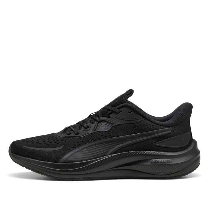 Zapatillas Puma de running Skyrocket Lite 2 negras con malla transpirable - Querol online