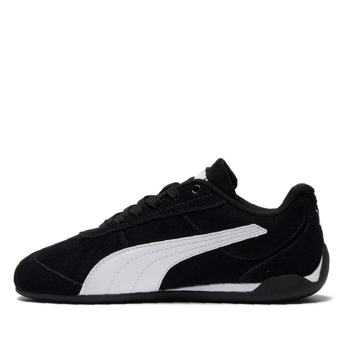 Zapatillas Puma Replicatch SD negras de ante con detalles blancos - Querol online