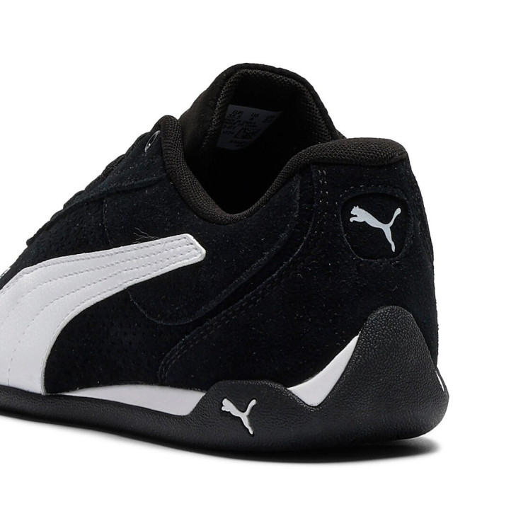Zapatillas Puma Replicatch SD negras de ante con detalles blancos - Querol online