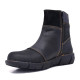 Botins Redlove Alma negres de pell amb detalls de camussa i sola lleugera - Querol online