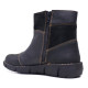 Botines Redlove Alma negros de piel con detalles de ante y suela ligera - Querol online