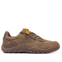 Sabates sport DOCKERS by Gerli d'home marrons amb cordons i sola dentada - Querol online