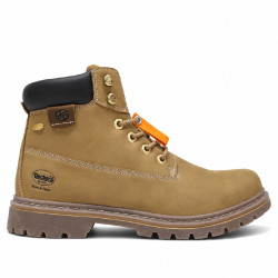 Botines DOCKERS by Gerli de mujer camel estilo montaña con cordones y suela track - Querol online