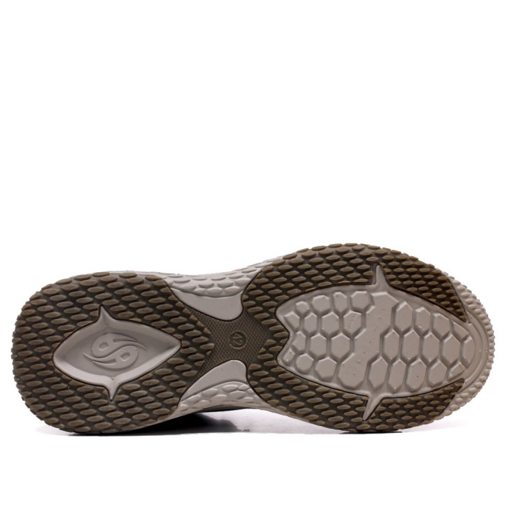 Botines DOCKERS by Gerli marrón oscuro con cordones y suela deportiva - Querol online