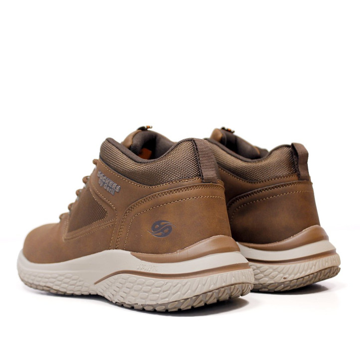 Botins DOCKERS by Gerli marrons amb cordons i sola esportiva beix - Querol online