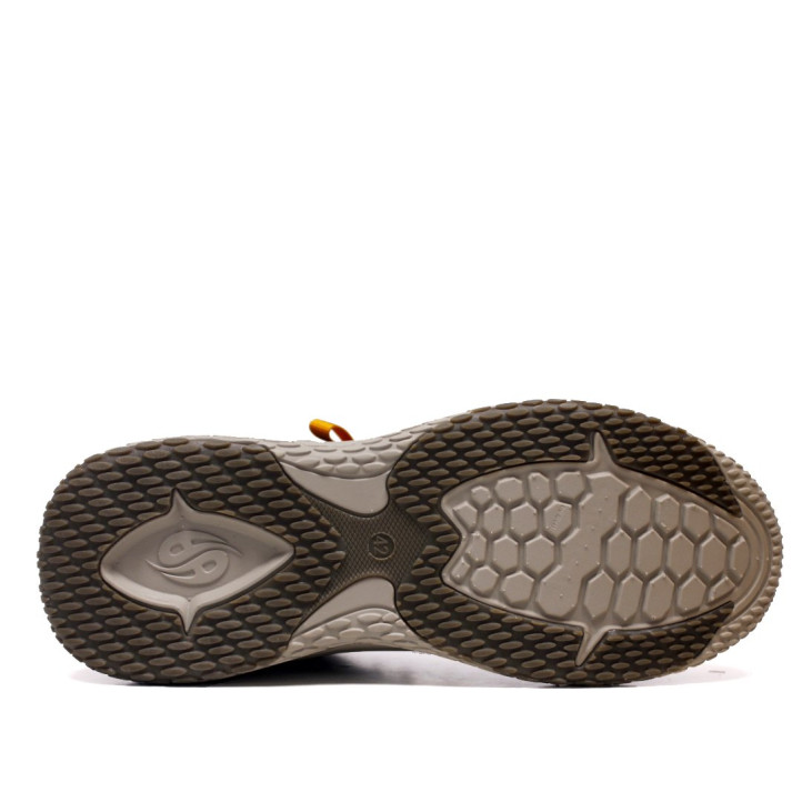 Botines DOCKERS by Gerli marrones con cordones y suela deportiva beige - Querol online
