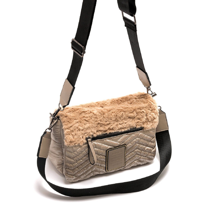 BANDOLERAS DE MUJER MARIAMARE FAVIA BEIGE FAVIA 63096 - Querol online