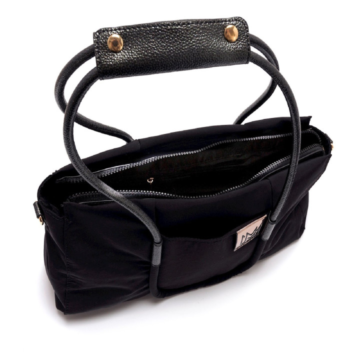 BOLSOS DE MANO DE MUJER MARIAMARE CAYE NEGRO CAYE 63055 - Querol online