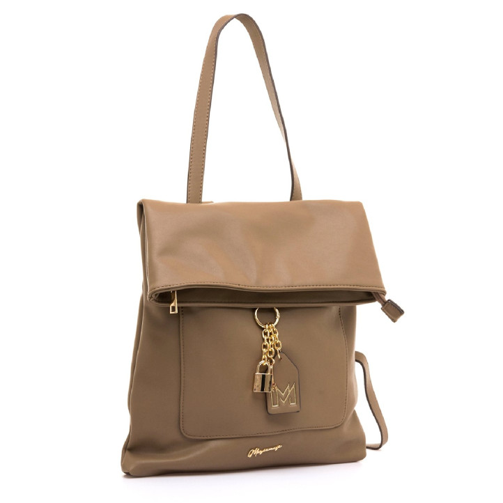 MOCHILAS DE MUJER MARIAMARE KARAS MARRON KARAS 63108 - Querol online