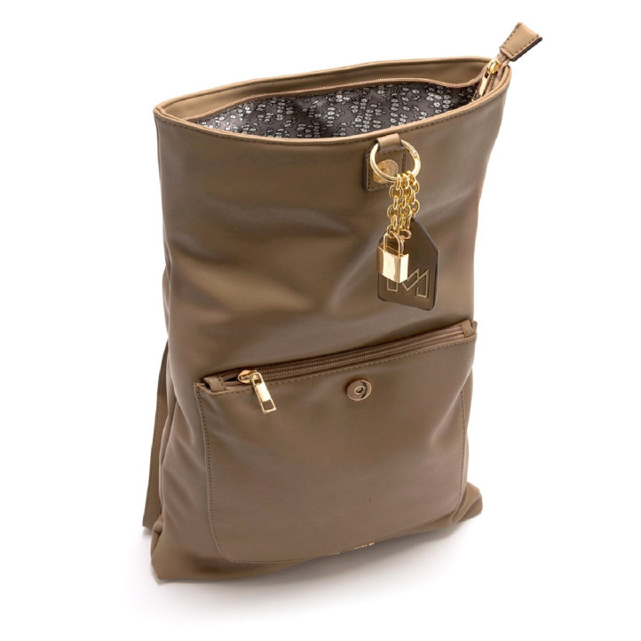 MOCHILAS DE MUJER MARIAMARE KARAS MARRON KARAS 63108 - Querol online