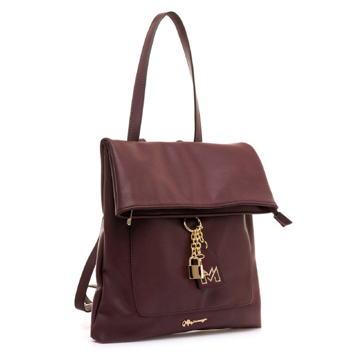 MOCHILAS DE MUJER MARIAMARE KARAS ROJO KARAS 63107 - Querol online