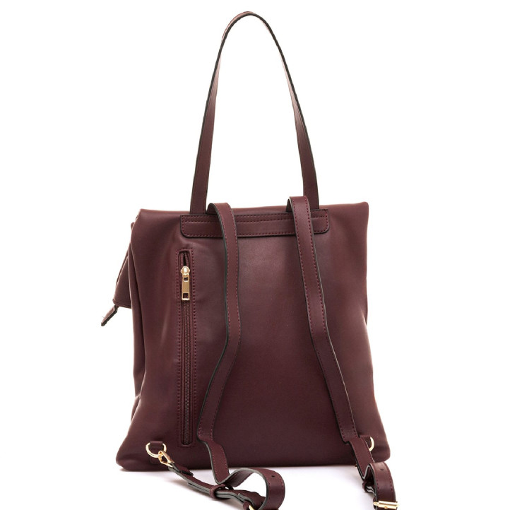 MOCHILAS DE MUJER MARIAMARE KARAS ROJO KARAS 63107 - Querol online
