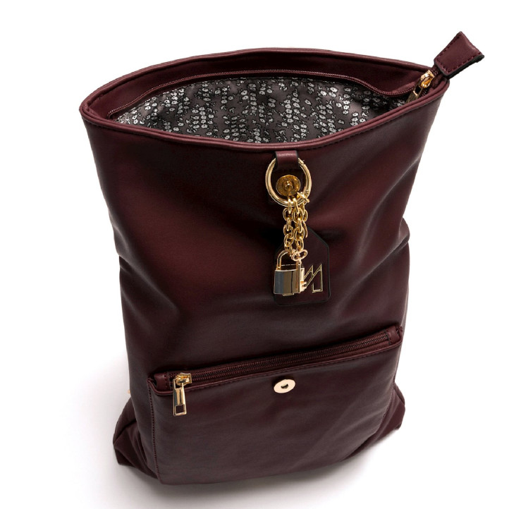 MOCHILAS DE MUJER MARIAMARE KARAS ROJO KARAS 63107 - Querol online