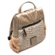 MOCHILAS DE MUJER MARIAMARE FAUS BEIGE FAUS 63090 - Querol online