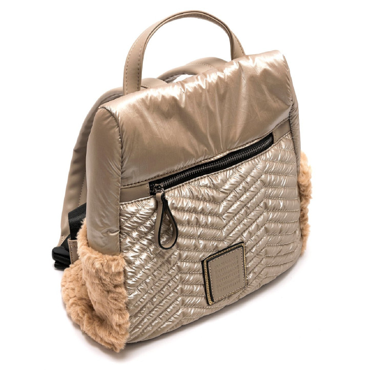 MOCHILAS DE MUJER MARIAMARE FAUS BEIGE FAUS 63090 - Querol online