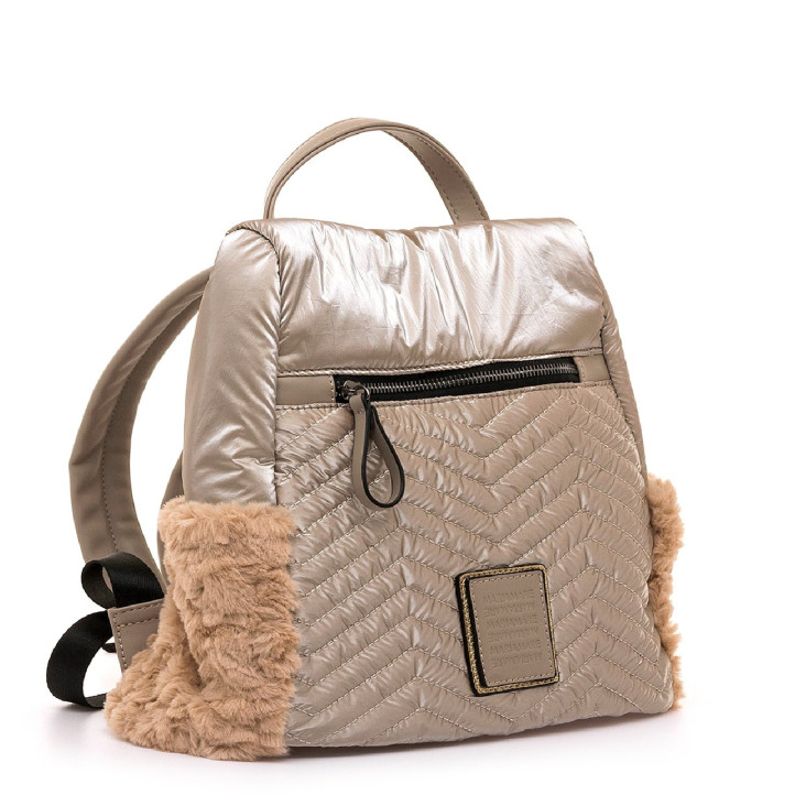 MOCHILAS DE MUJER MARIAMARE FAUS BEIGE FAUS 63090 - Querol online