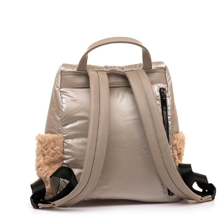 MOCHILAS DE MUJER MARIAMARE FAUS BEIGE FAUS 63090 - Querol online