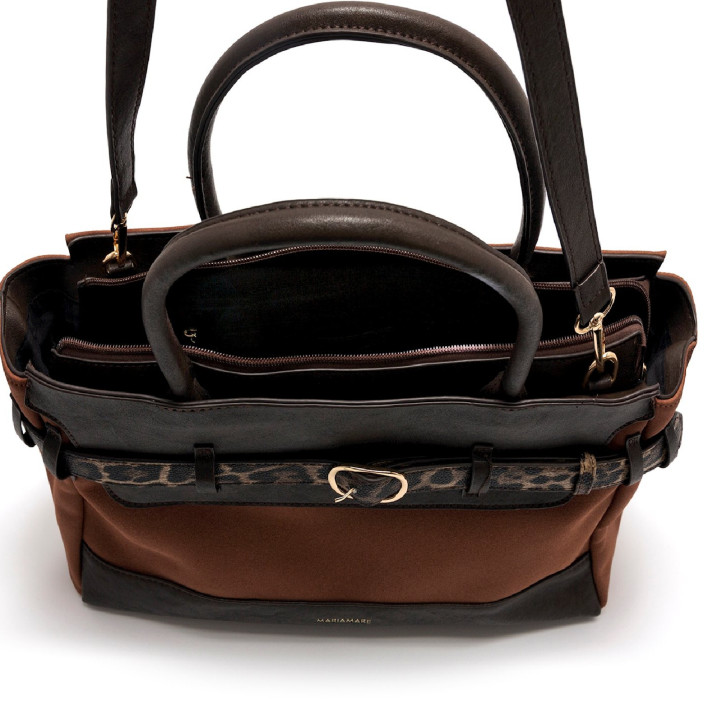 BOLSOS DE MUJER MARIAMARE BOZEN MARRON BOZEN 63054 - Querol online