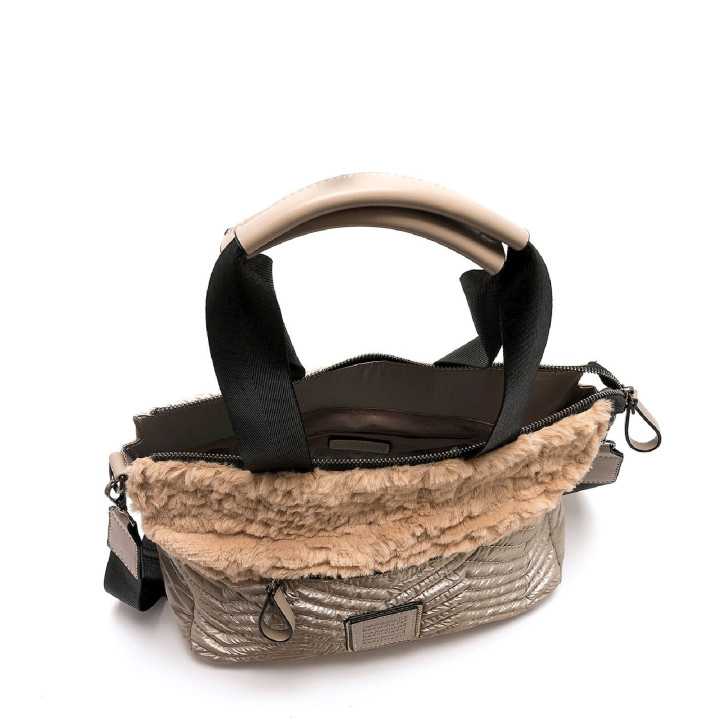 BOLSOS DE MUJER MARIAMARE FABRI BEIGE FABRI 63093 - Querol online
