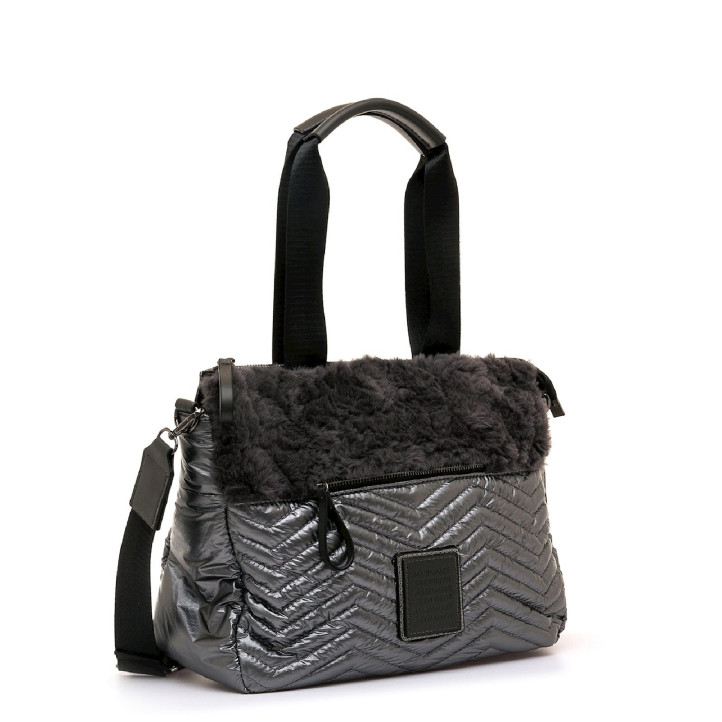 BOLSOS DE MUJER MARIAMARE FABRI NEGRO FABRI 63095 - Querol online