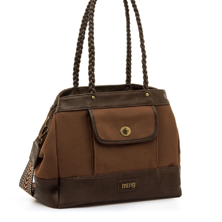 COMPLEMENTOS DE MUJER MUSTANG BARGA MARRON BARGA 63149 - Querol online