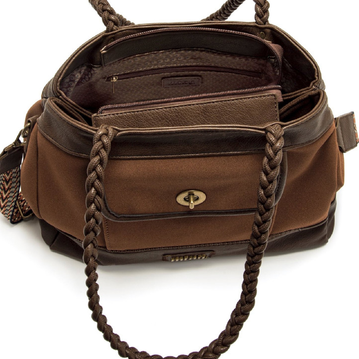 COMPLEMENTOS DE MUJER MUSTANG BARGA MARRON BARGA 63149 - Querol online