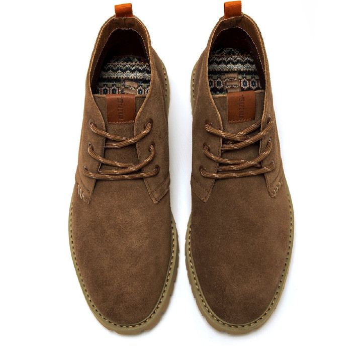 BOTINES DE HOMBRE MUSTANG BUDAPEST MARRON 84875 63594 - Querol online