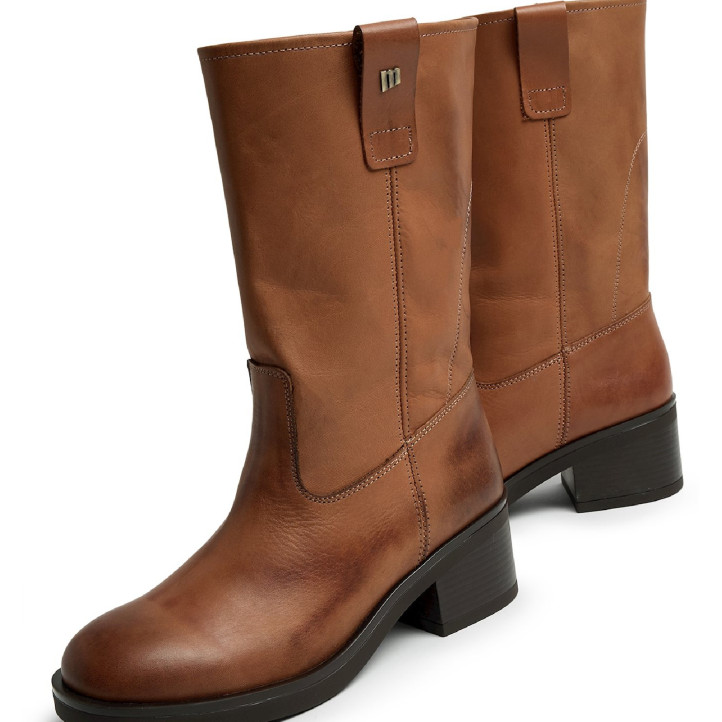 BOTINES DE MUJER MUSTANG MARION MARRON 54235 64472 - Querol online
