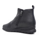 Botins Suite009 negres de pell suau amb falca baixa i elàstics laterals - Querol online