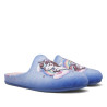 Zapatillas casa Garzon de niña azules con unicornio, arcoíris y detalles brillantes