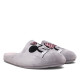 Zapatillas casa Garzon de mujer grises con Mickey y Minnie y detalles brillantes - Querol online