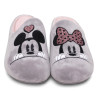 Zapatillas casa Garzon de mujer grises con Mickey y Minnie y detalles brillantes