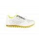 Zapatos sport Cetti blancos con cordones elásticos y orificios - Querol online