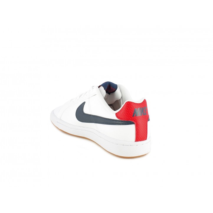 Zapatillas deporte Nike court royale con detalles rojo y azul - Querol online