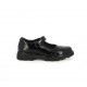 Ballarinas amb tira Pablosky de pell negres xarol amb velcro - Querol online