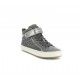 Botins Geox gris amb estrelles platejades cordó elàstic i velcro plantilla desmuntable - Querol online